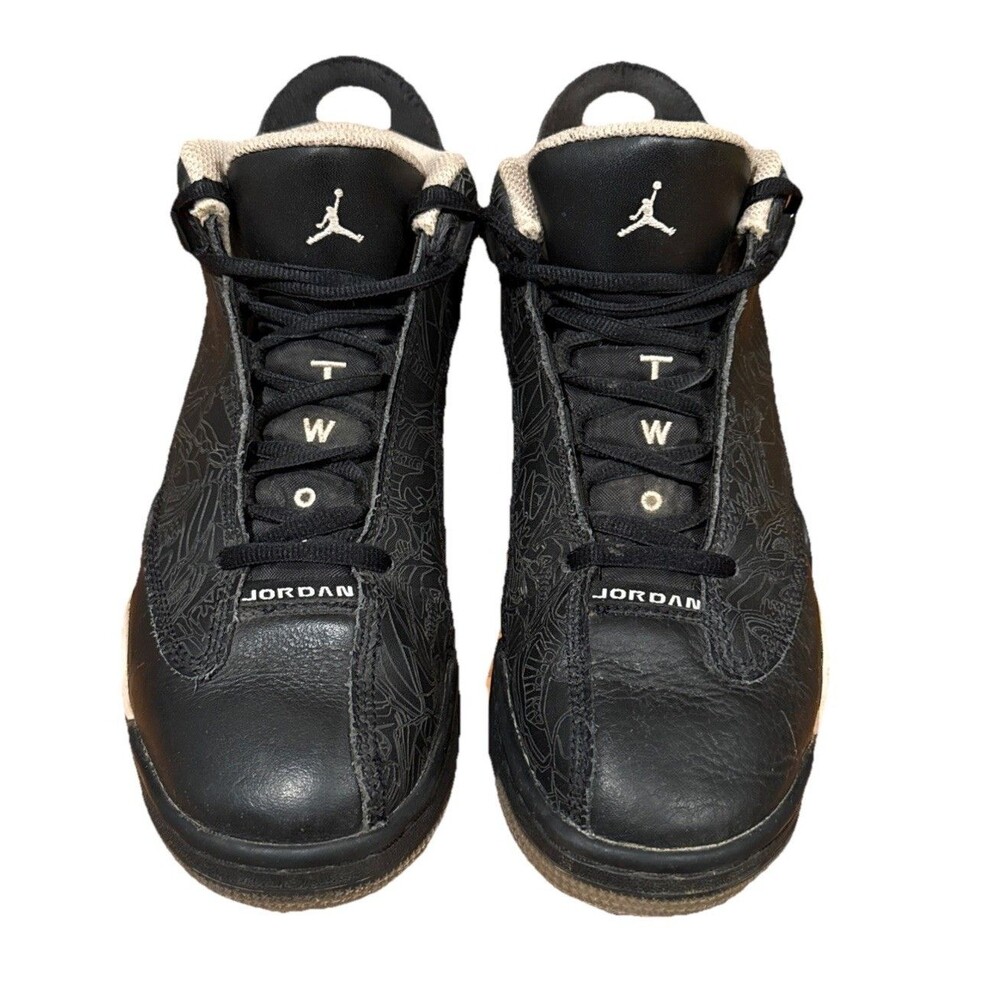 Nike Air Jordan Dub Zero GS Youth Shoes Black/Fossil White Size  5Y DV1360-021